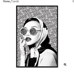 Oliver Gal Black and White Fashion Art Poster